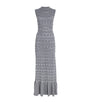 Wool-Blend Studded Maxi Dress GREY