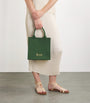 Harrods Green Small Cotton Logo Tote Bag