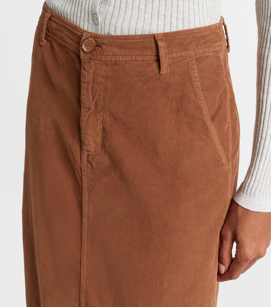 Velvet - Fia cotton midi skirt