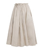 Nadine Mos Beige Technical Midi Skirt