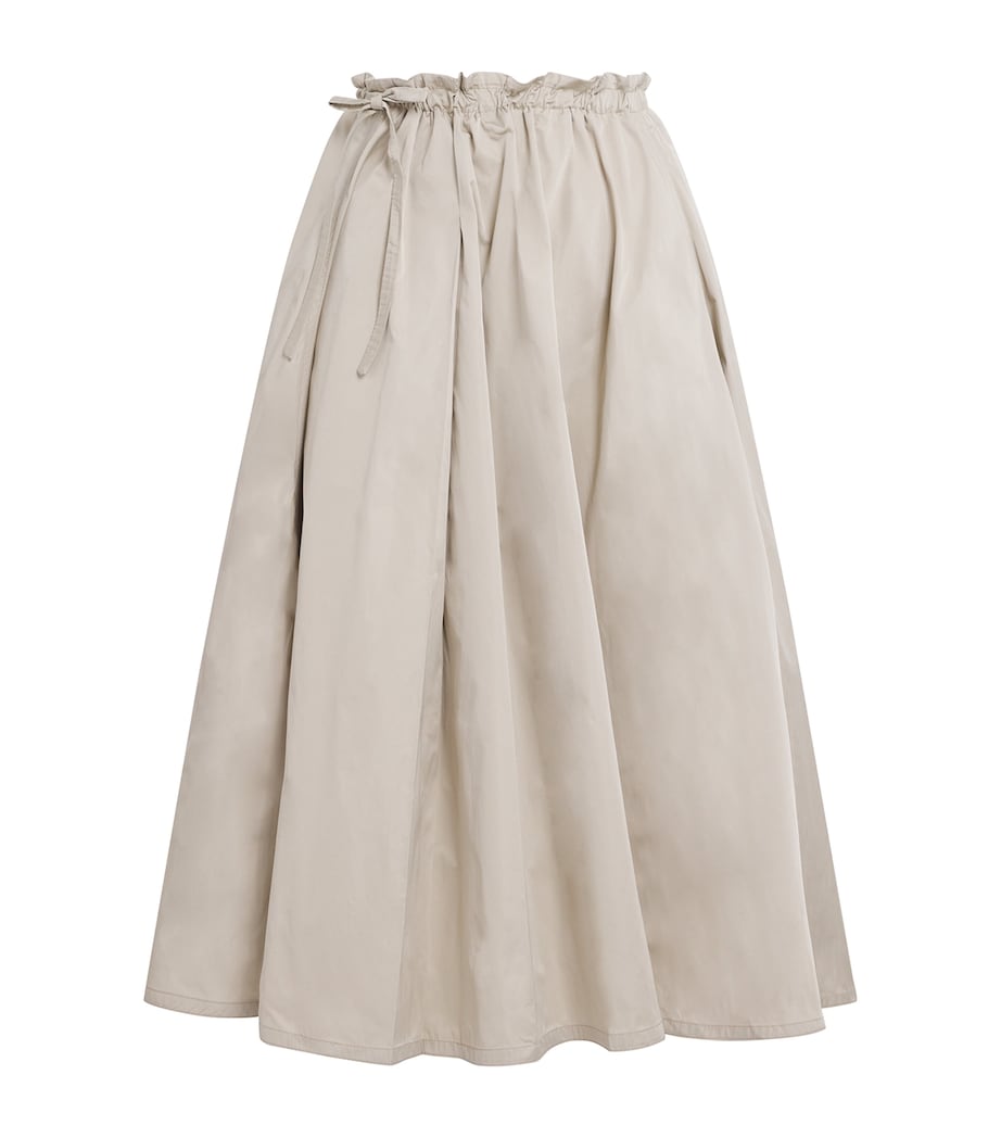 Nadine Mos Beige Technical Midi Skirt