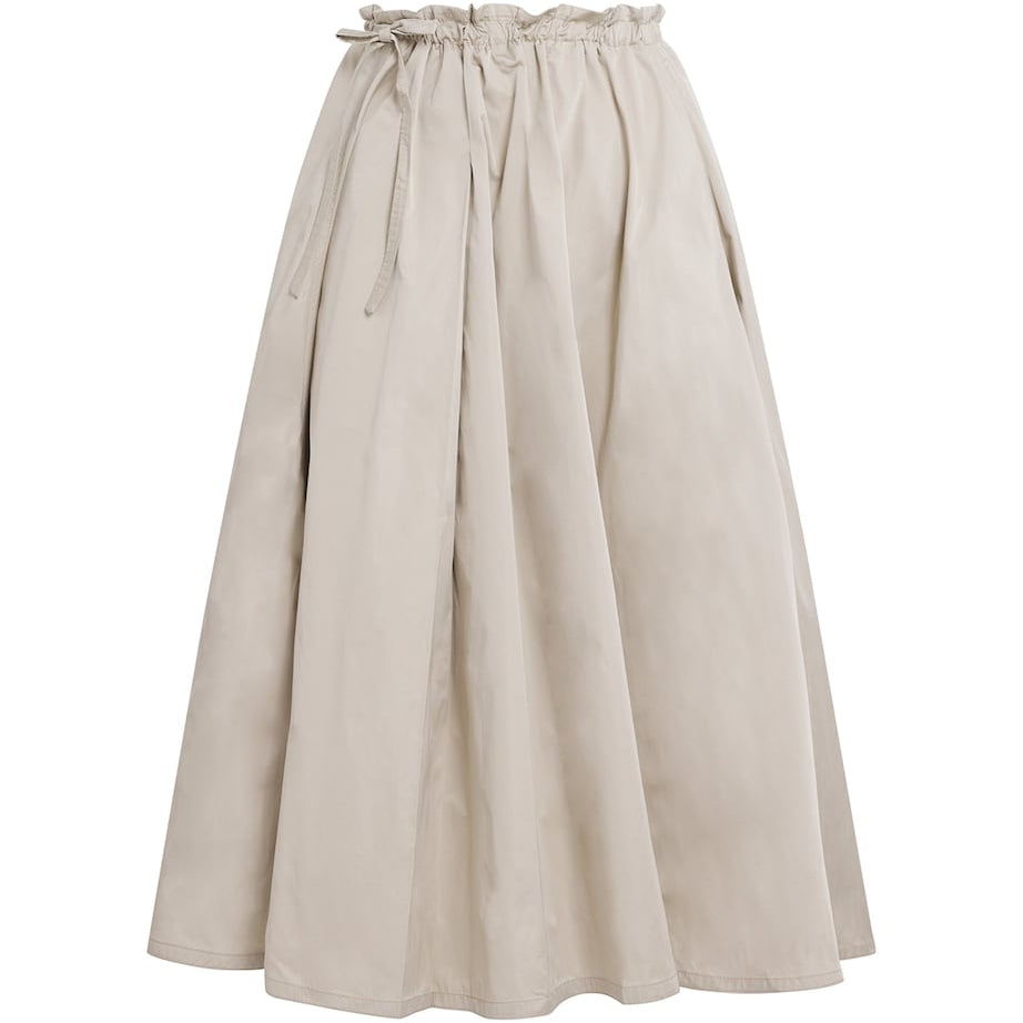 Nadine Mos Beige Technical Midi Skirt