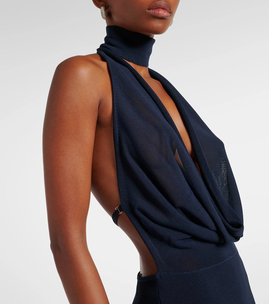 Aya Muse - Draped halterneck gown
