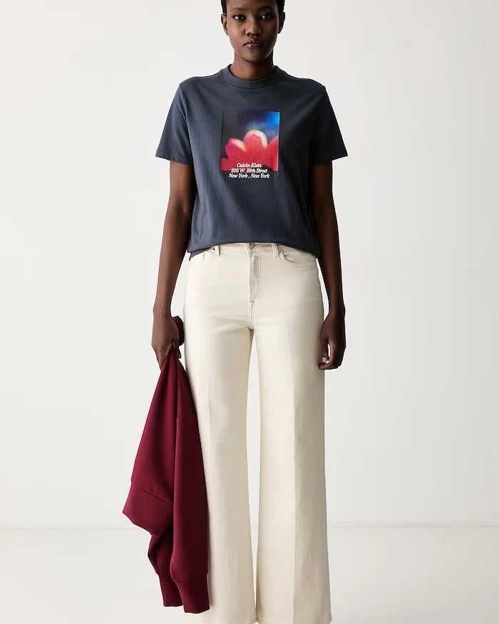 Calvin Klein Jeans kadın pamuklu tişört