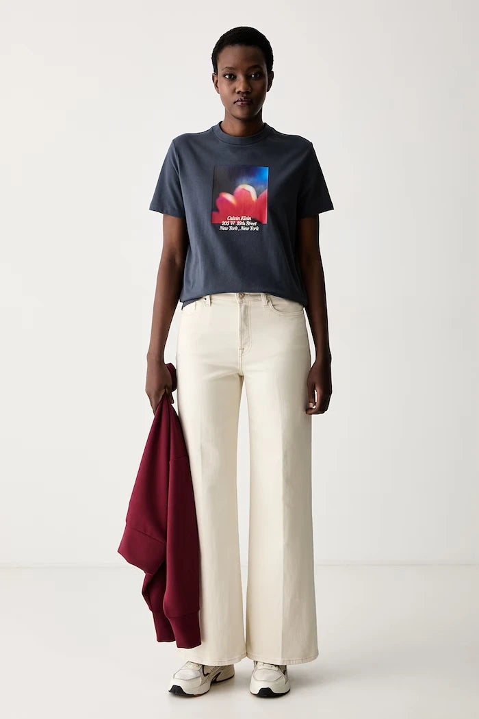 Calvin Klein Jeans kadın pamuklu tişört