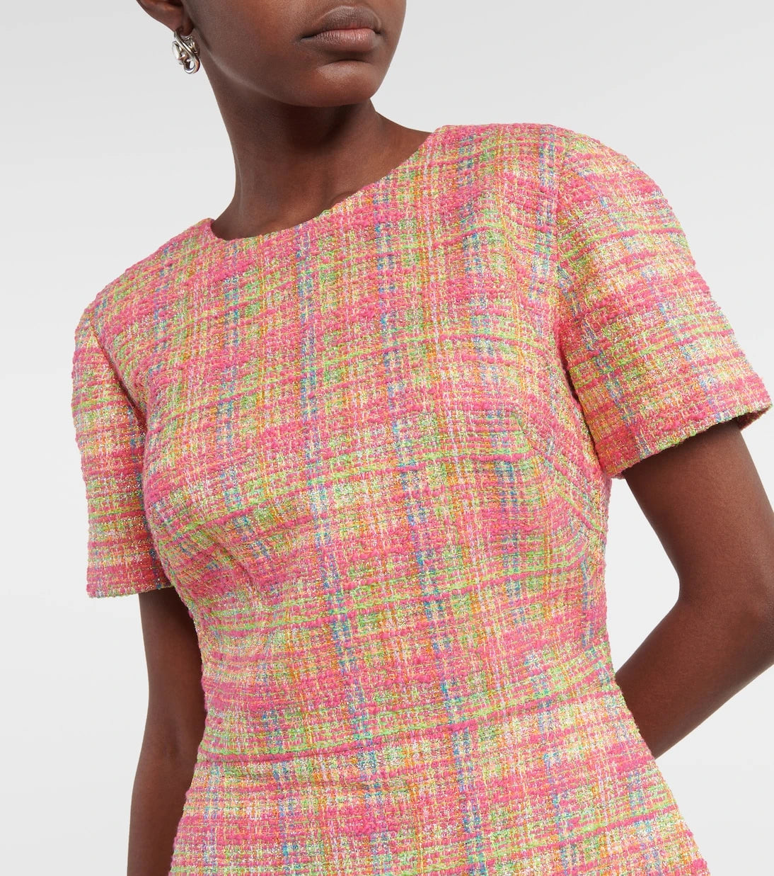 Carolina Herrera - Checked midi dress