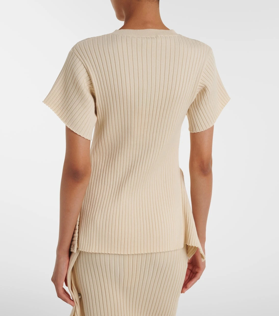 Stella McCartney - Ribbed-knit cotton top