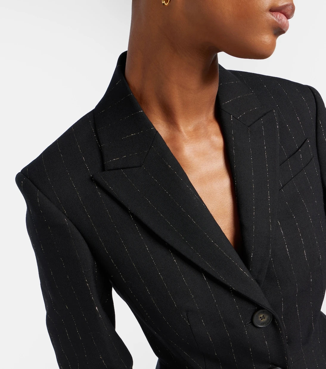 Erdem - Pinstripe wool blazer