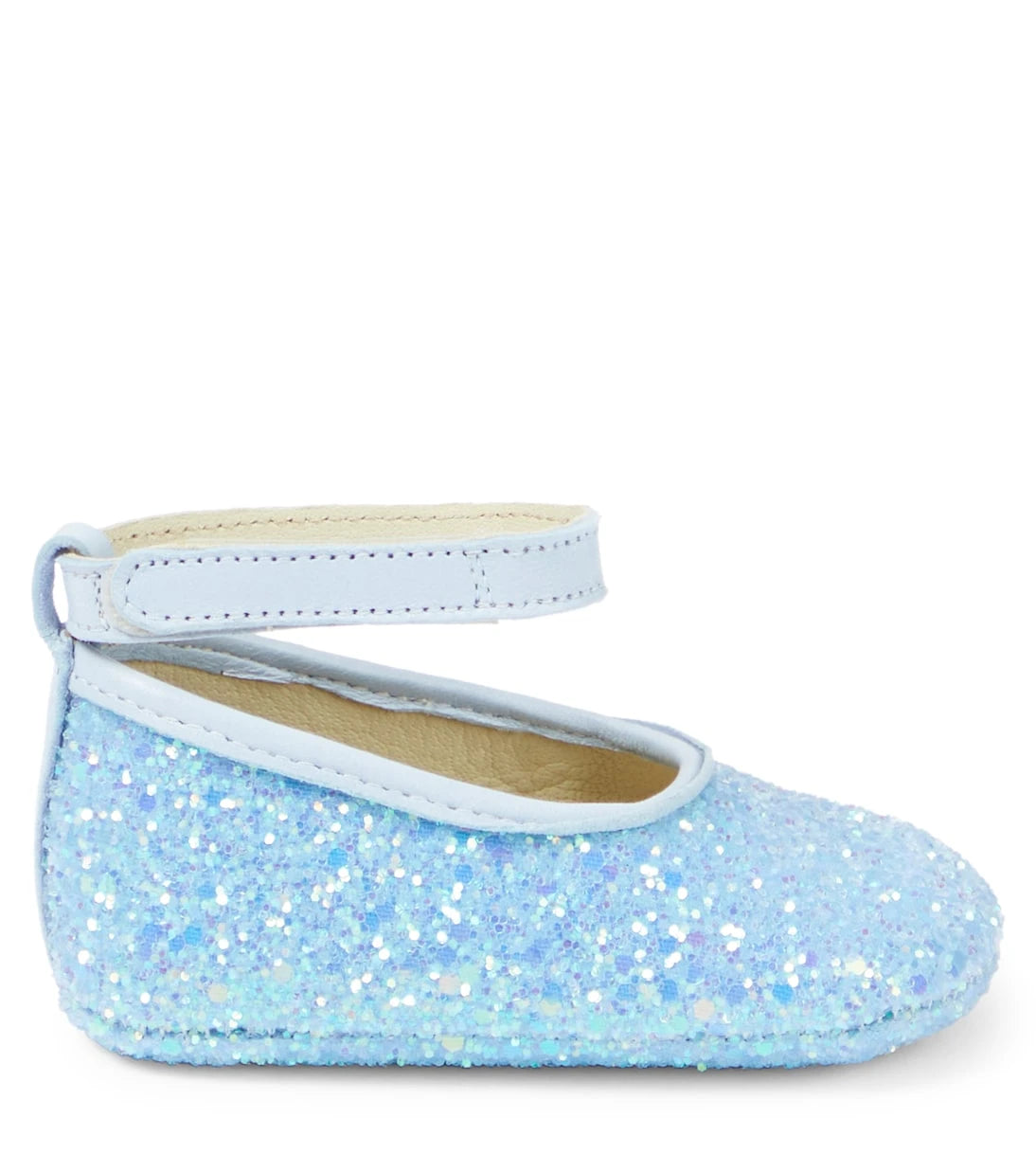 PèPè - أحذية باليه بلمسة لامعة للأطفال (Baby Vapor glitter ballet flats)