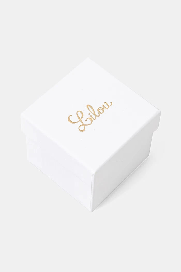Lilou обеца от сребро с топаз