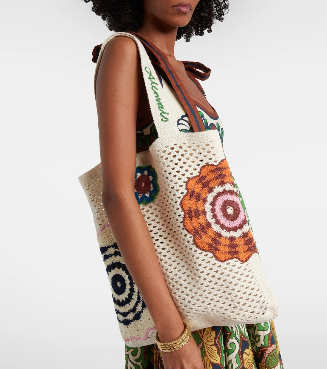 Alémais - Medium crochet tote bag