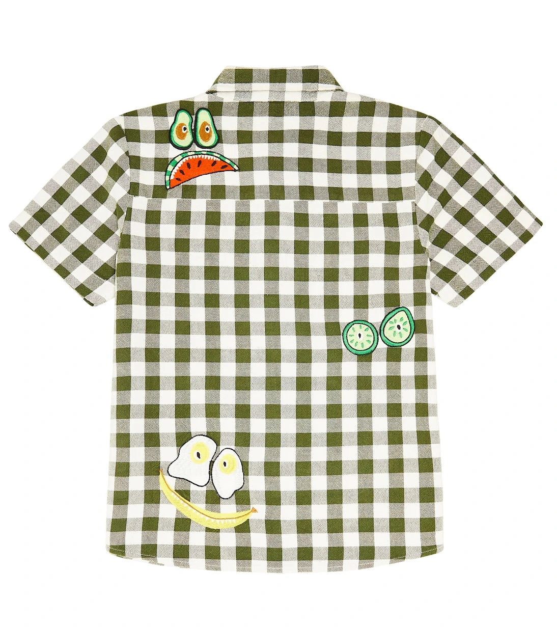 Stella McCartney Kids - Appliqué checked cotton shirt
