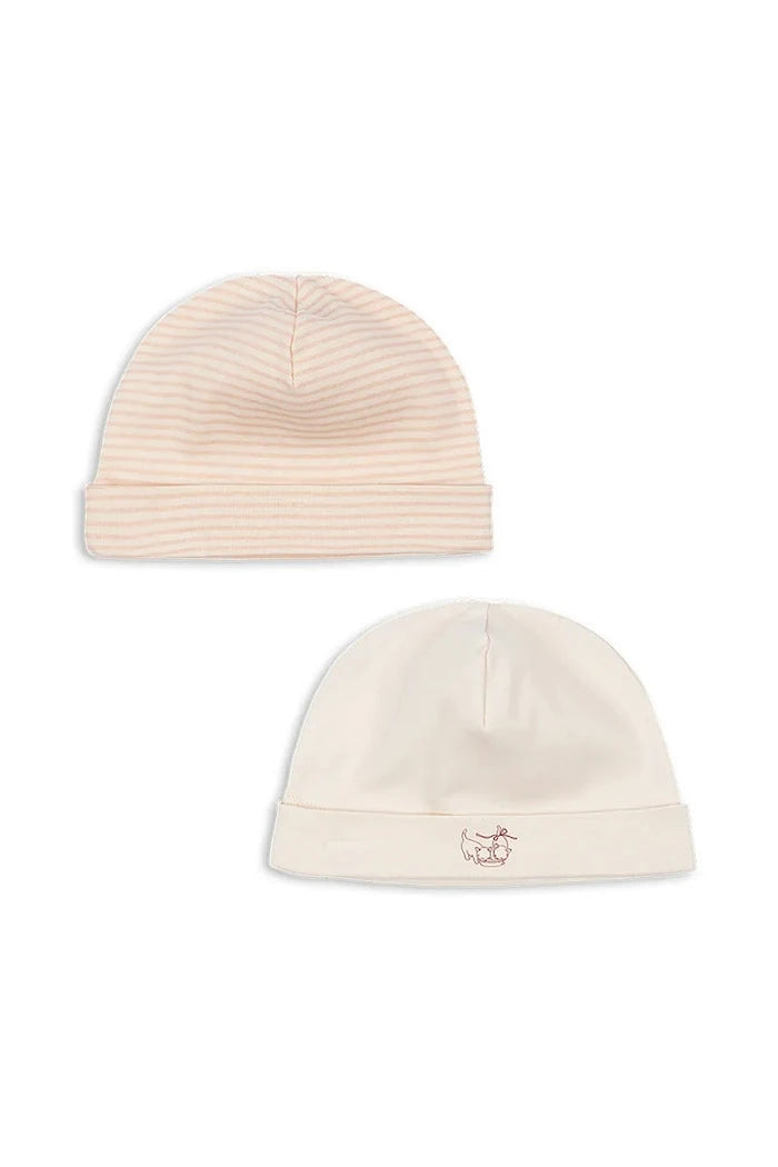Bebek Pamuklu Şapka Fanga Fontana FIO STRIPE 2 PACK BEANIE OCS (2 Adet)