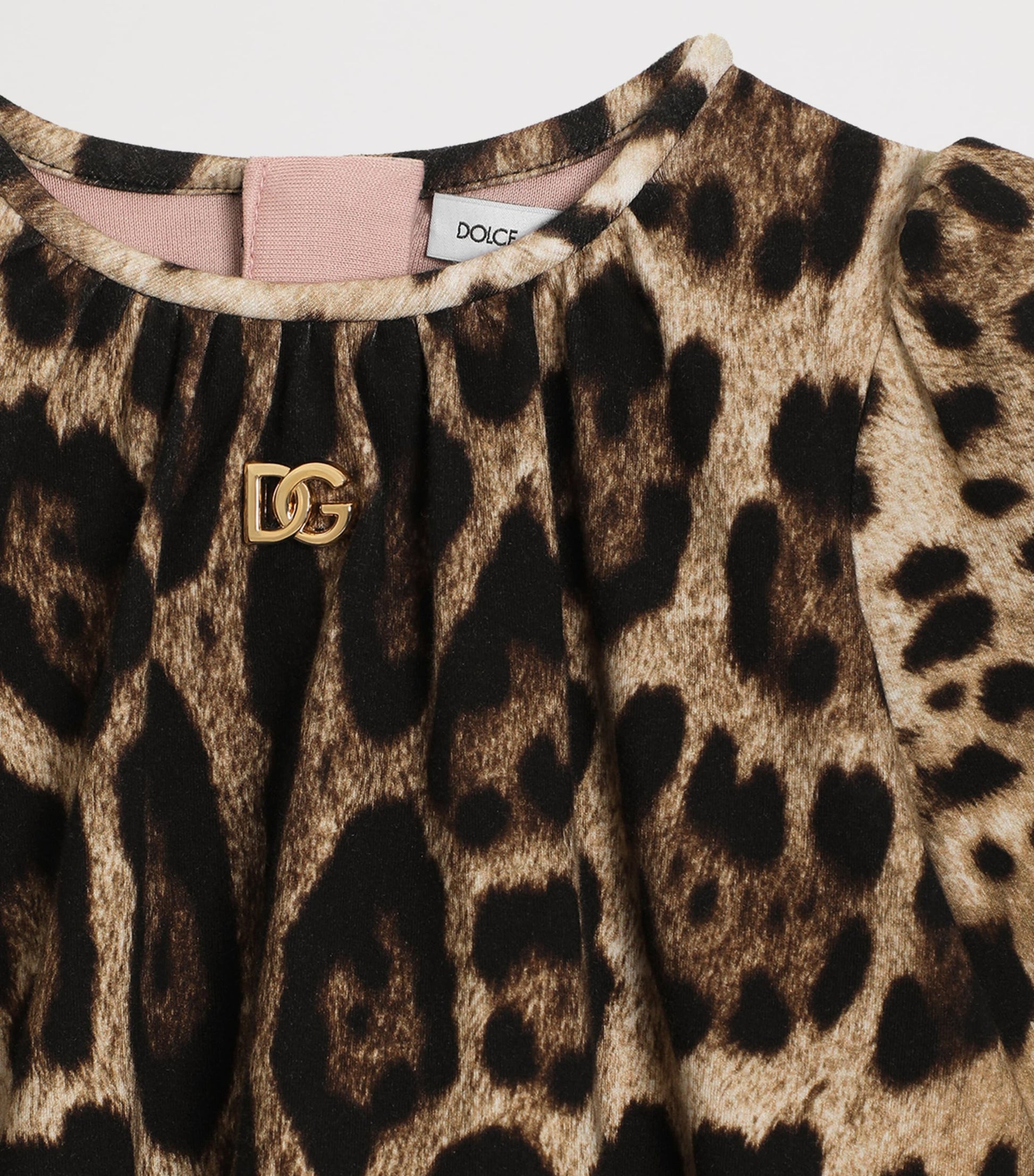 Dolce & Gabbana Kids Stretch-Cotton Leopard Bodysuit (3-30 Months)