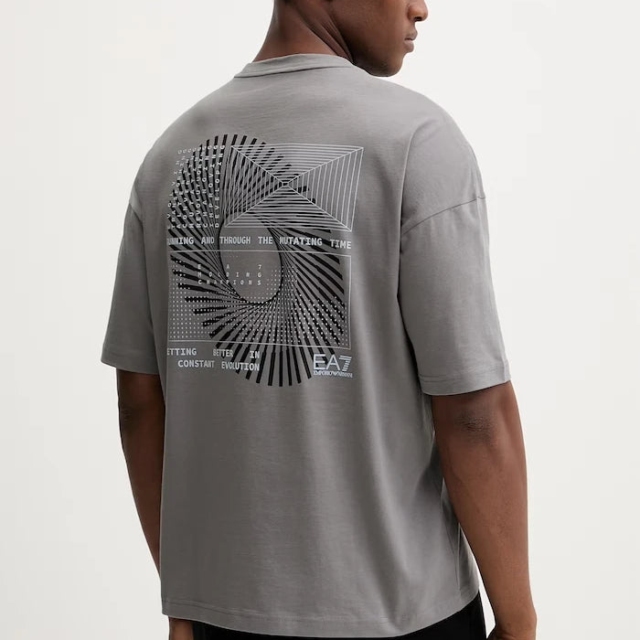 Памучна тениска EA7 Emporio Armani