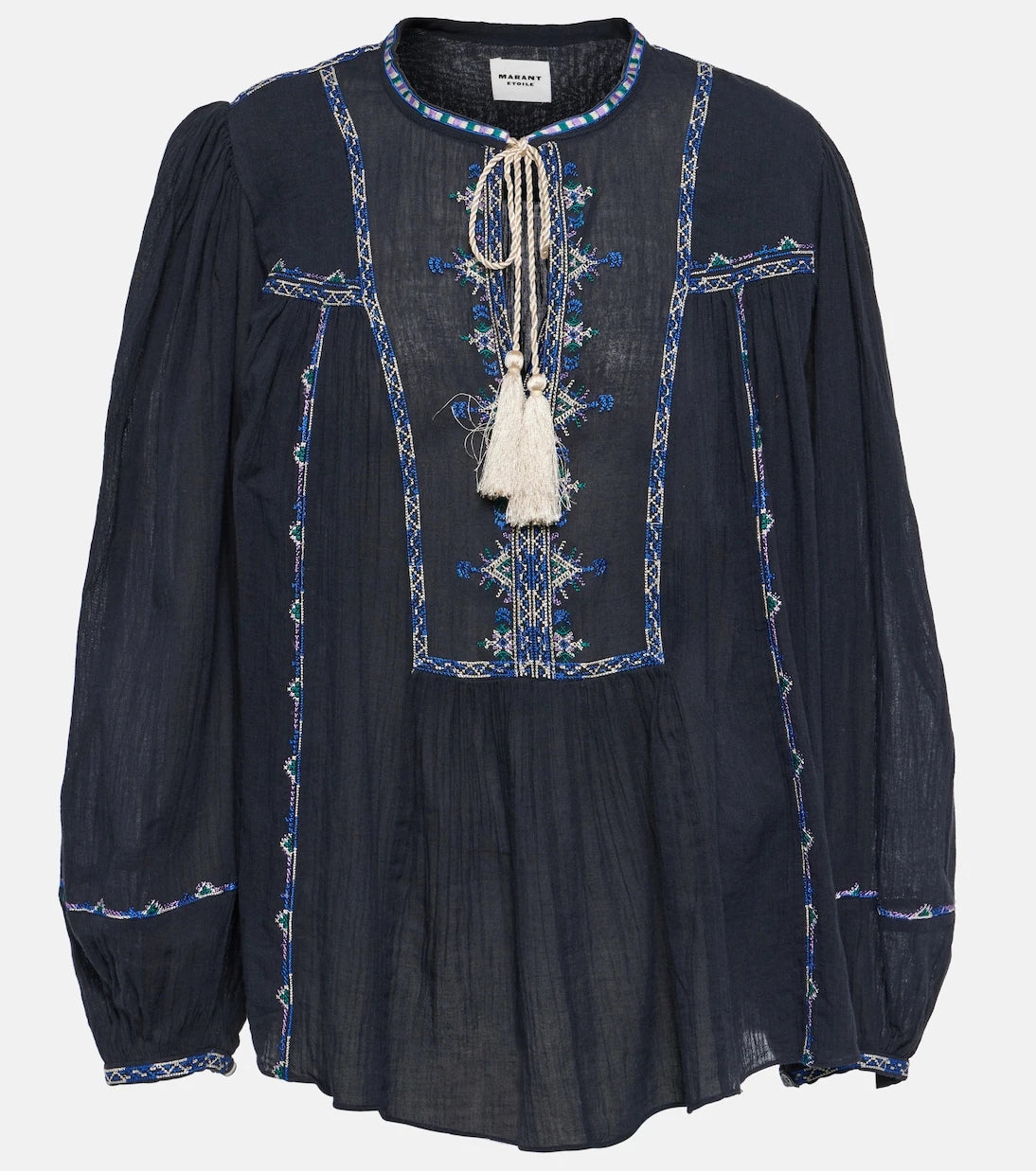Marant Etoile - Silekia embroidered cotton blouse