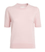Pink Cashmere T-Shirt Sweater