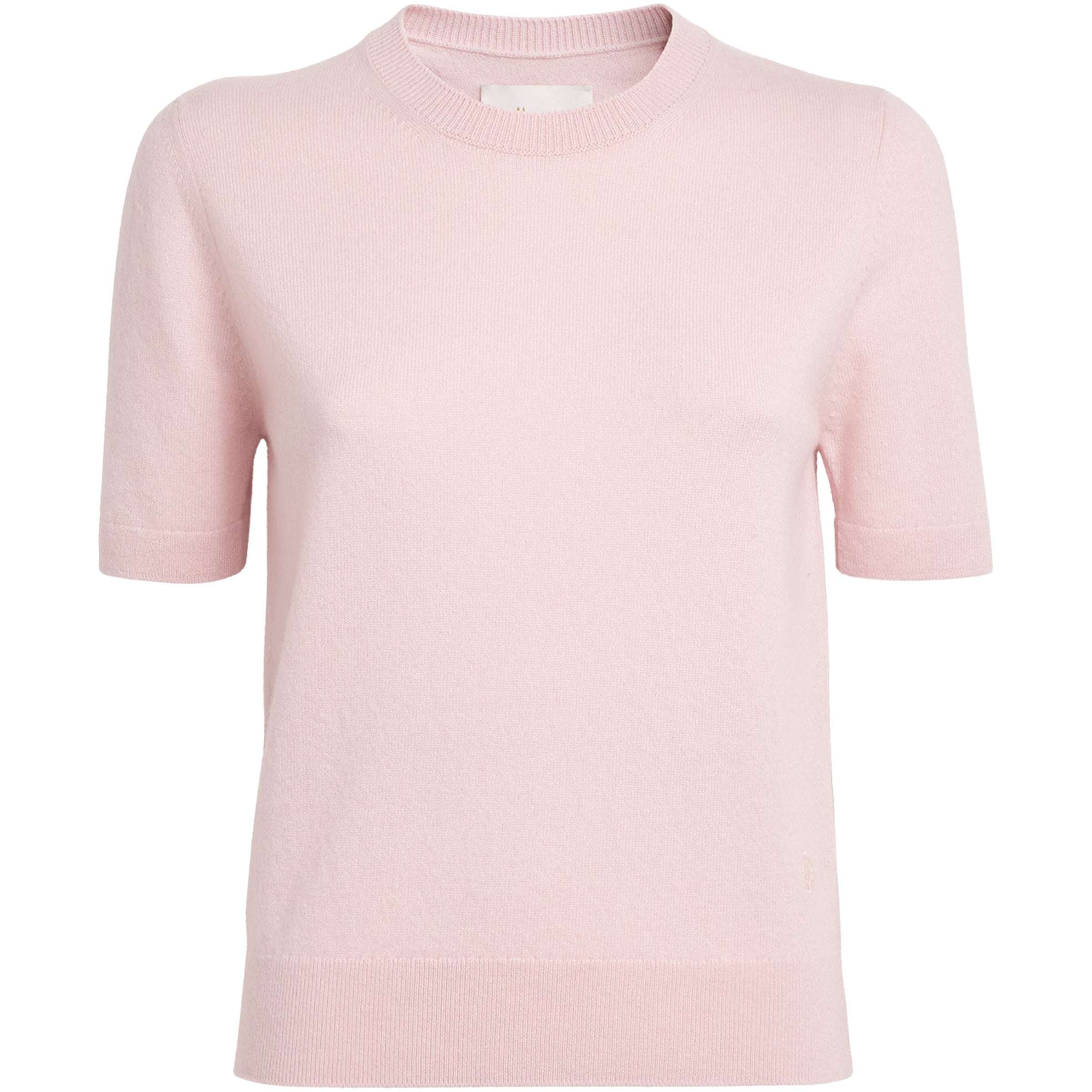 Pink Cashmere T-Shirt Sweater