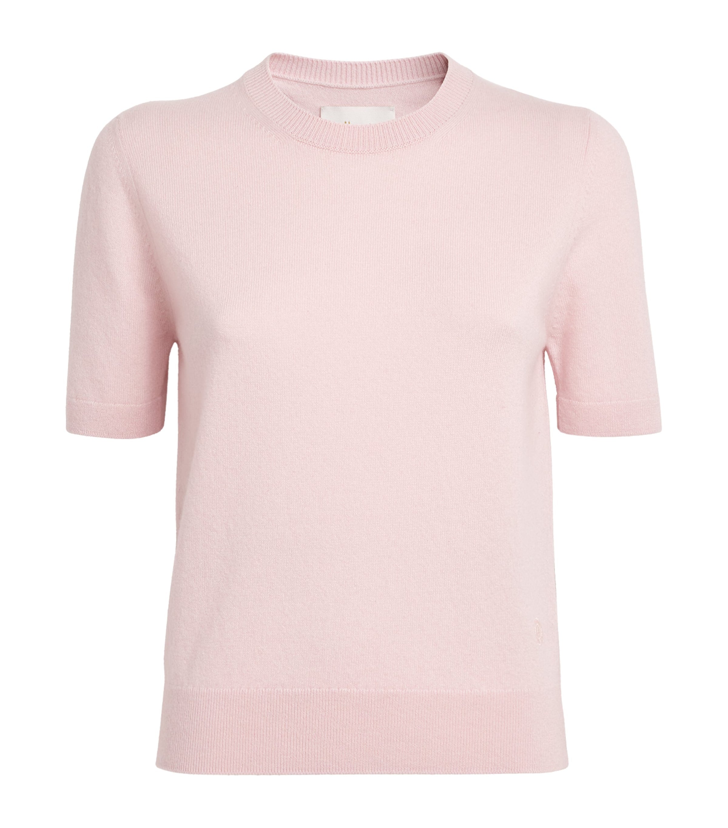 Pink Cashmere T-Shirt Sweater