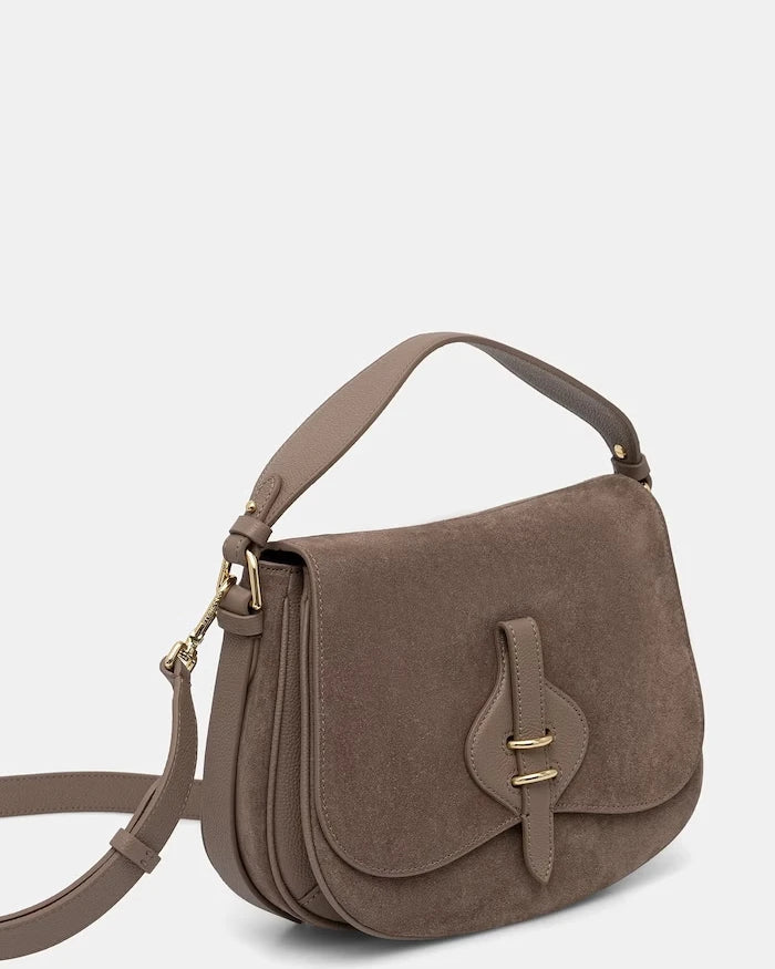 Coccinelle kadın süet crossbody çanta MAVERY SUEDE