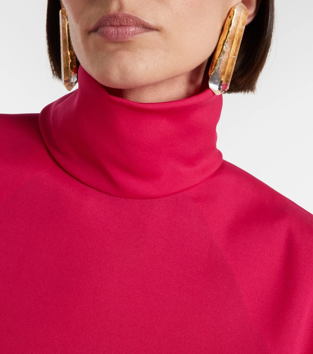 Saint Laurent - Obelisk embellished clip-on earrings