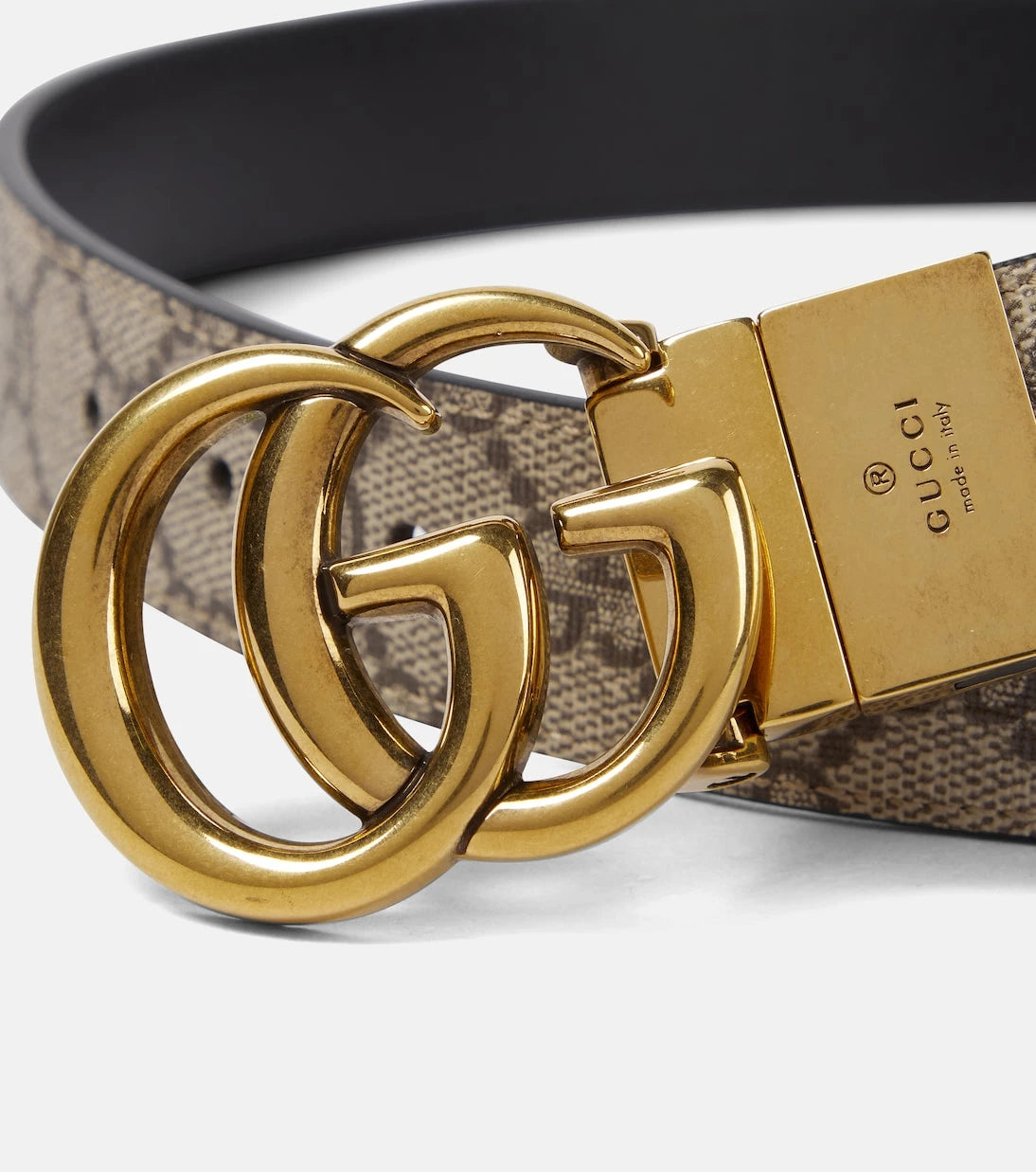 Gucci - Reversible GG Supreme canvas belt