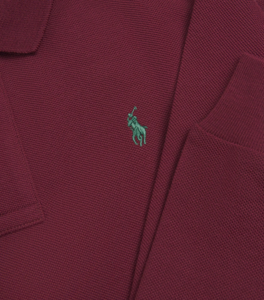 Cotton Long-Sleeve Polo Shirt (6-14 Years)