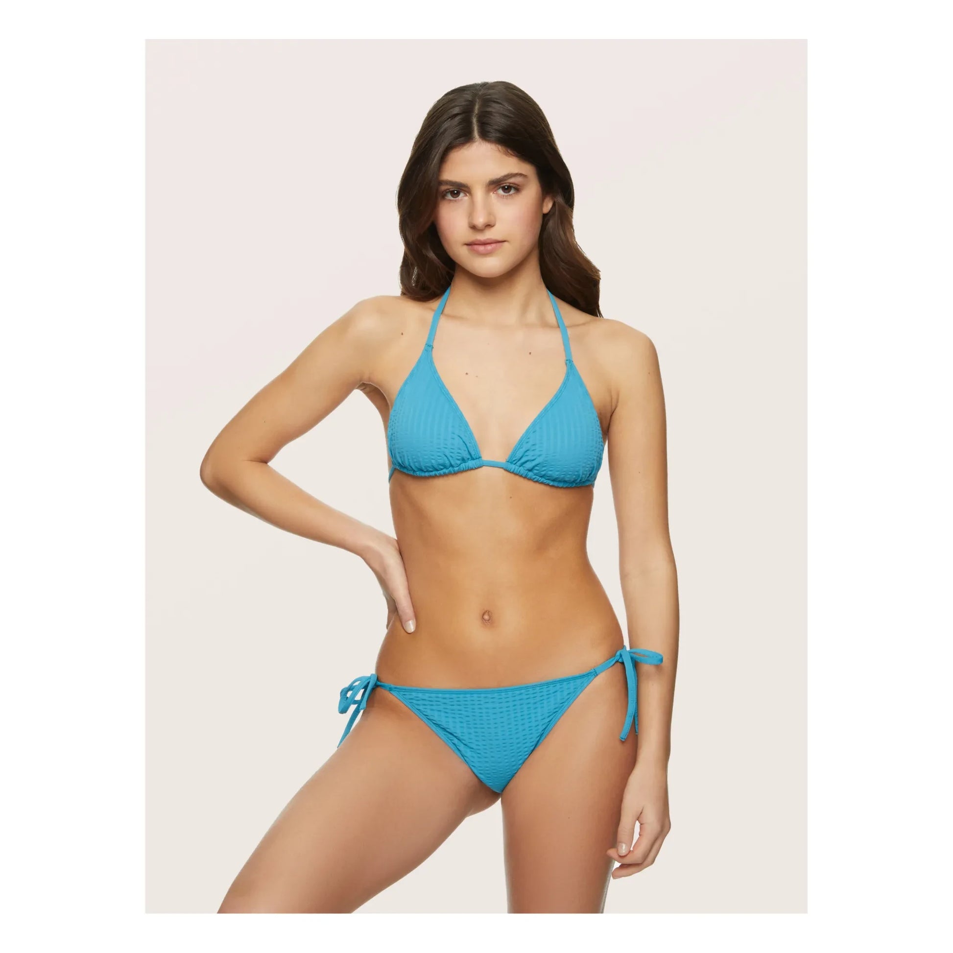 Miska Paris - Bow Bikini Bottoms | Blue