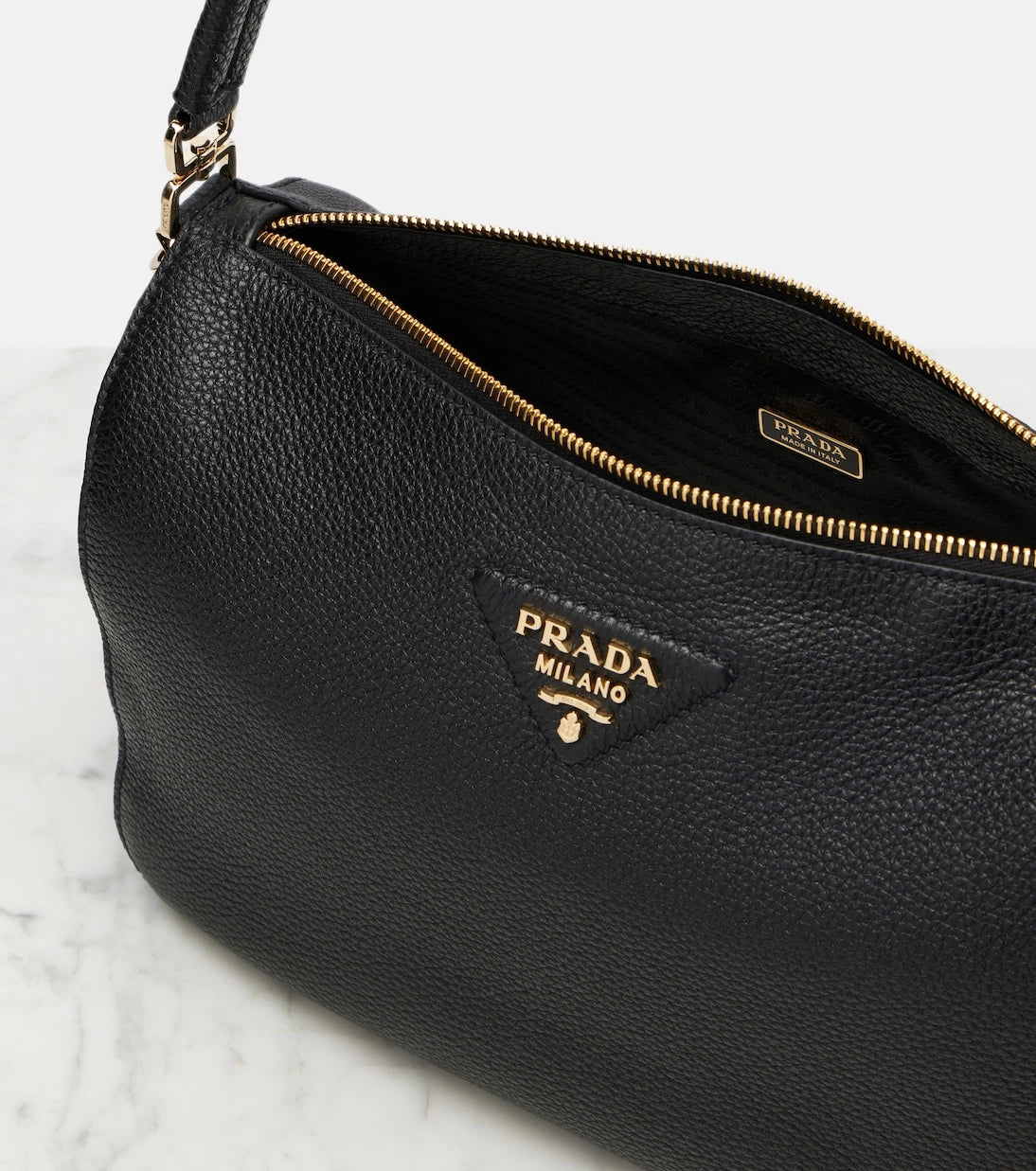 Prada - Medium leather shoulder bag