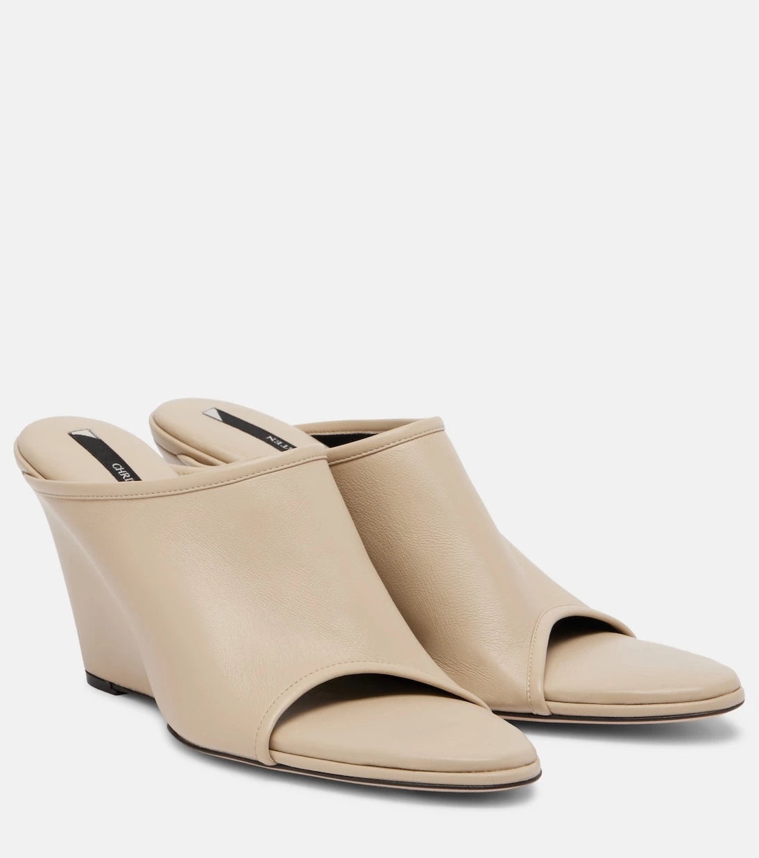 Christen - Strap Stretch leather mules