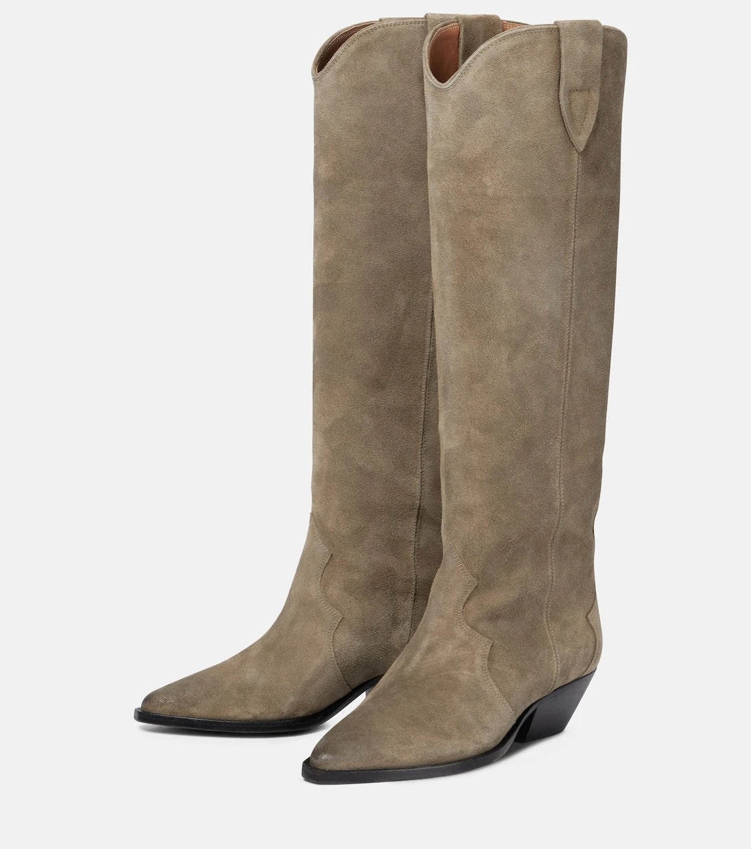 Isabel Marant - Denvee suede knee-high boots