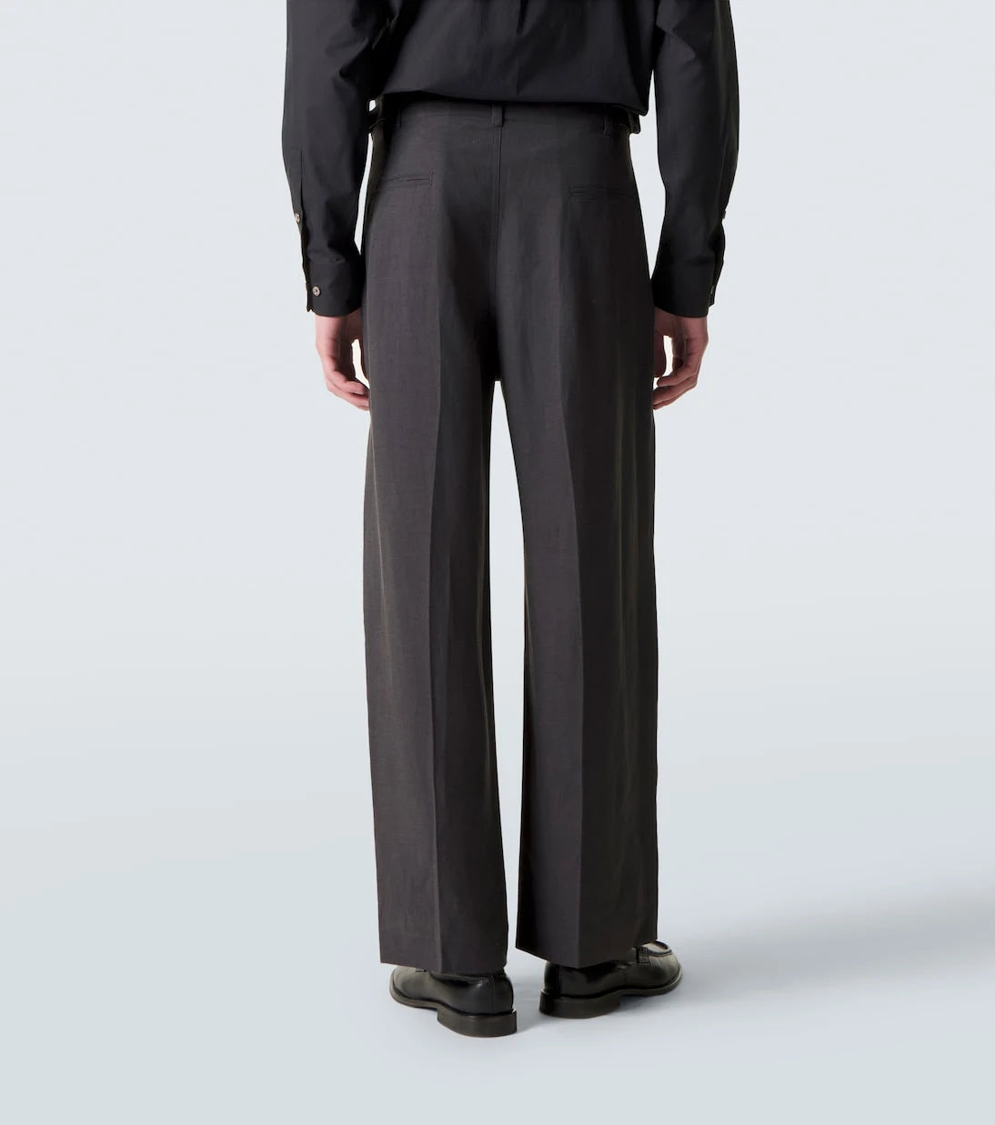 Lemaire - Pleated gabardine wide-leg pants