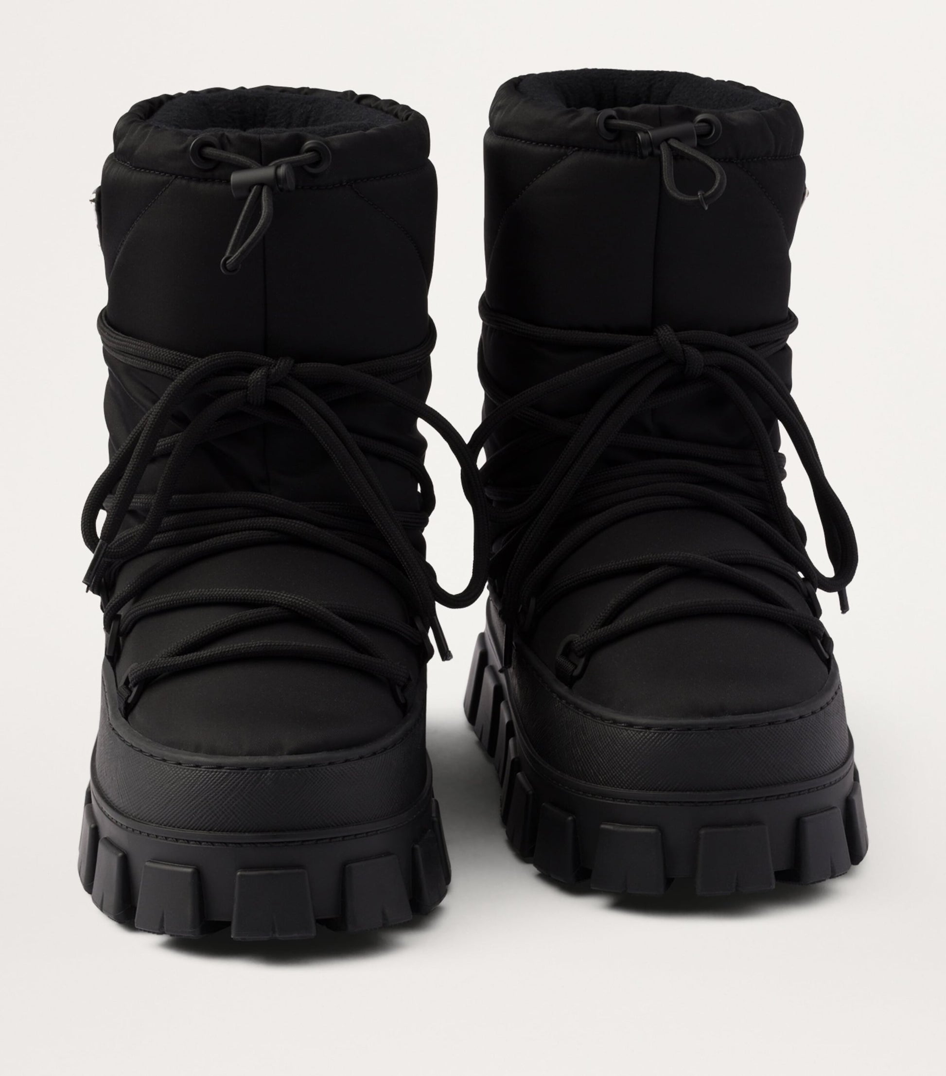 Prada Black Re-Nylon Après-Ski Boots 40
