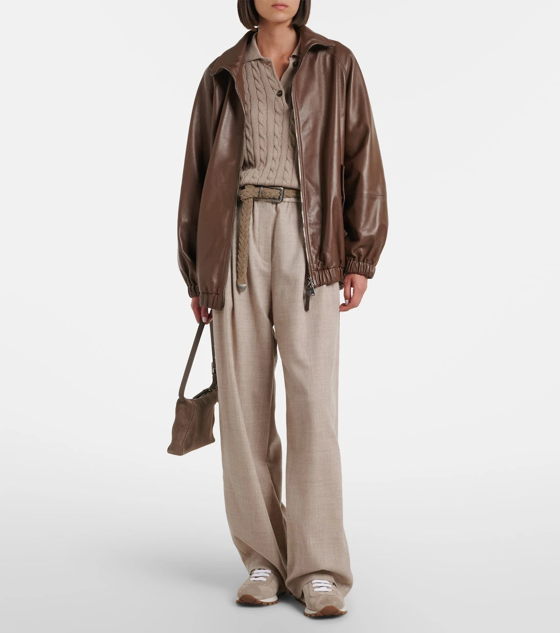 Brunello Cucinelli - Monili suede sneakers