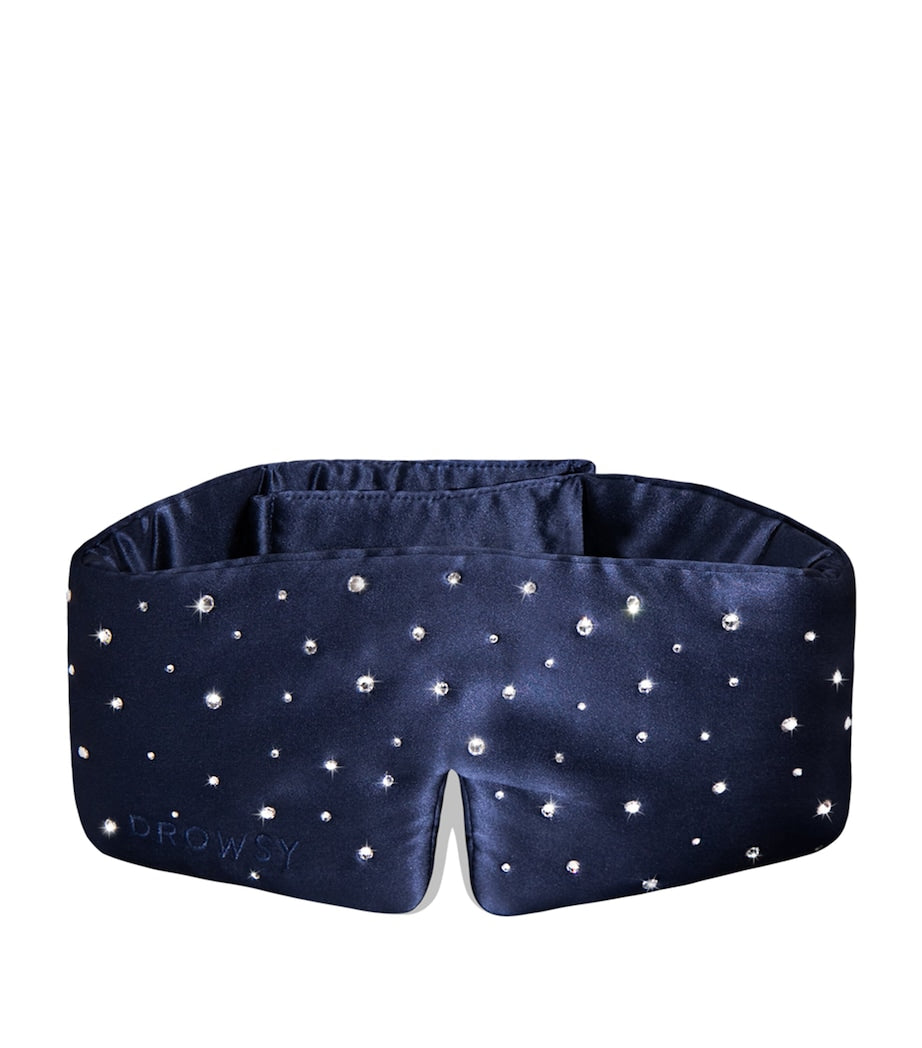 Silk Swarovski Crystal Sleep Mask