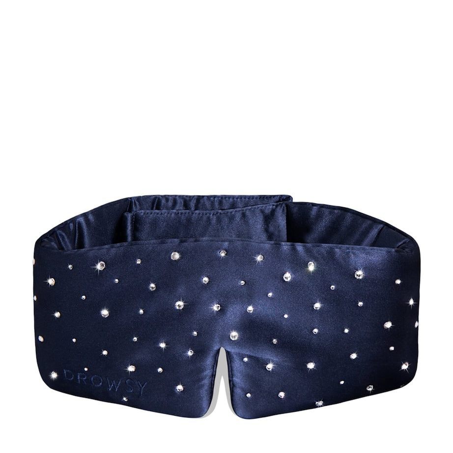 Silk Swarovski Crystal Sleep Mask
