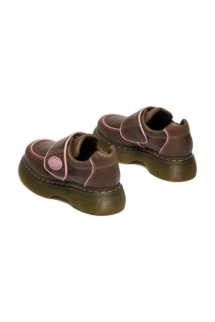 Dr. Martens половинки обувки дамски от кожа Buzz Strap