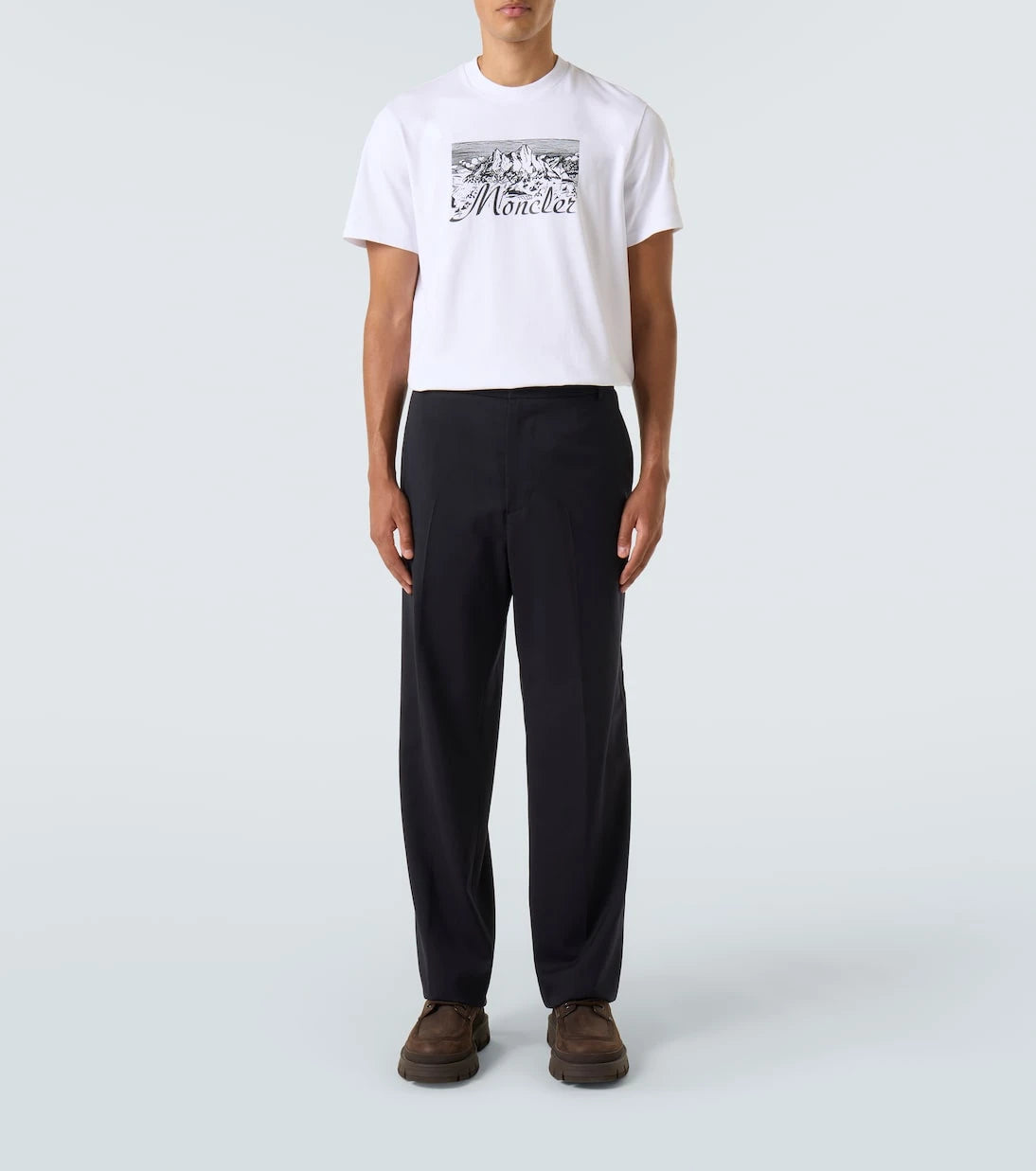 Moncler - Logo cotton jersey T-shirt