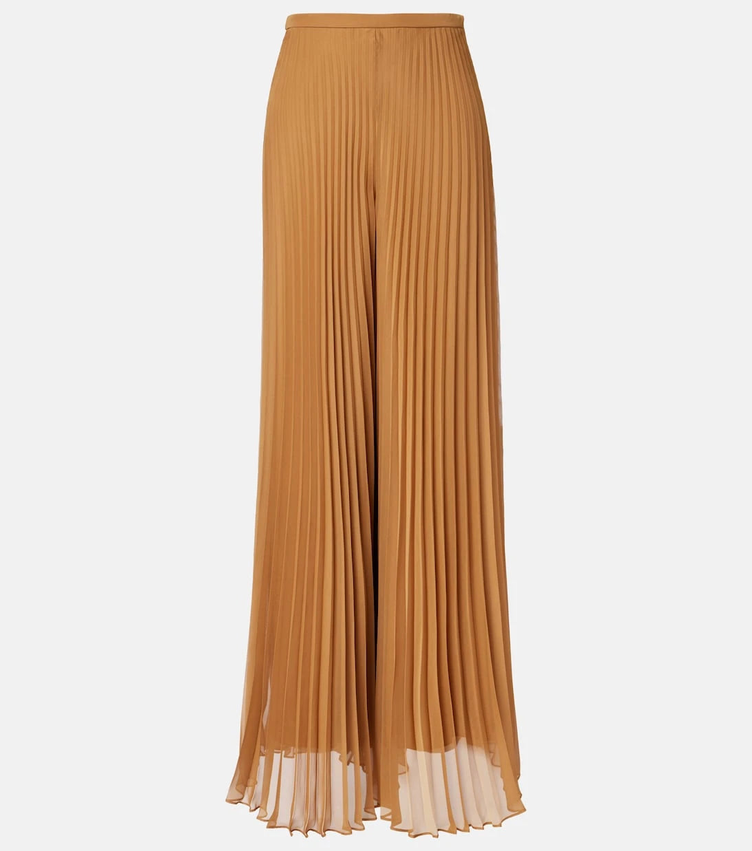Max Mara - بنطال غريمبو بليسيه بأرجل واسعة