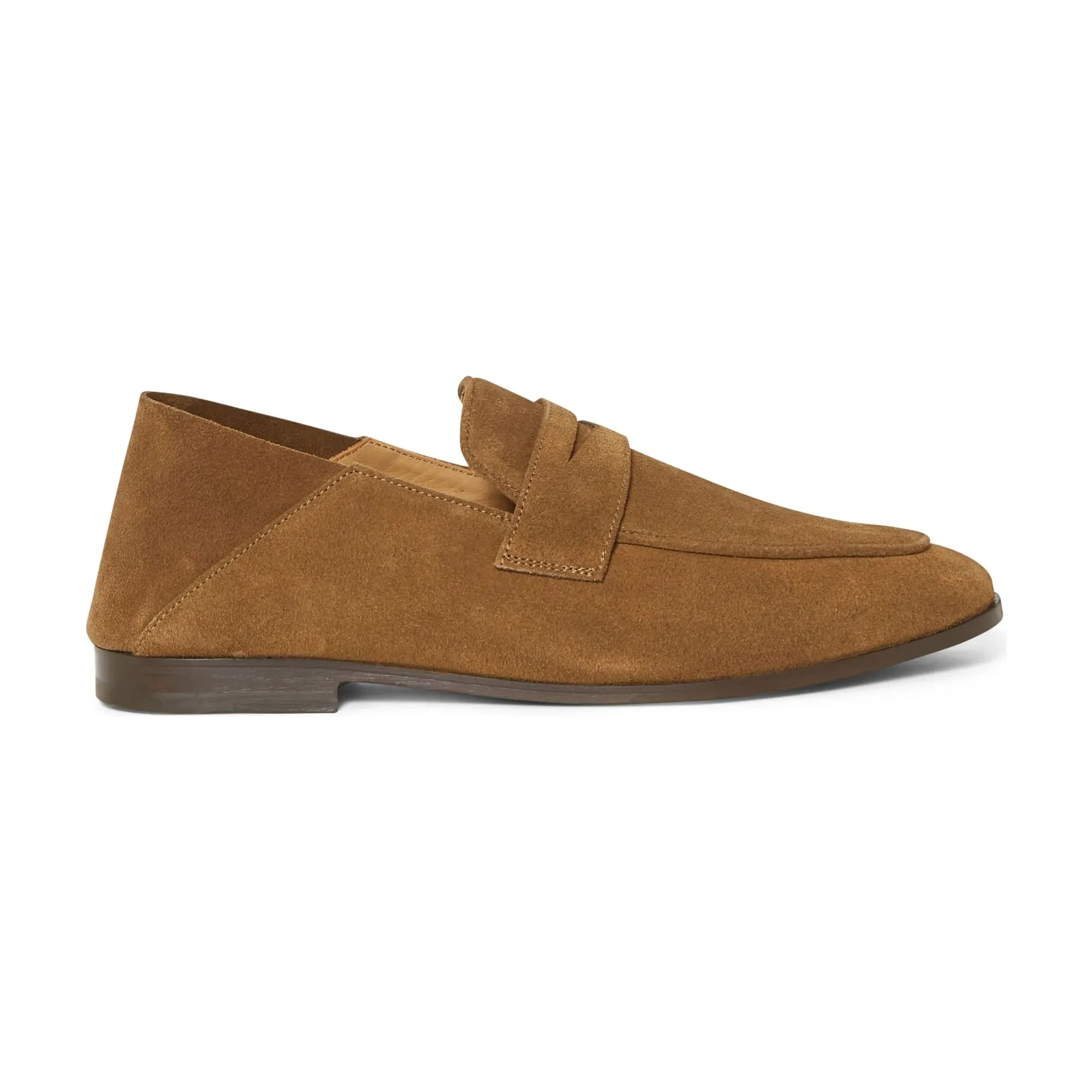 Anthology Paris - Tanger Suede Loafers | Tabacco