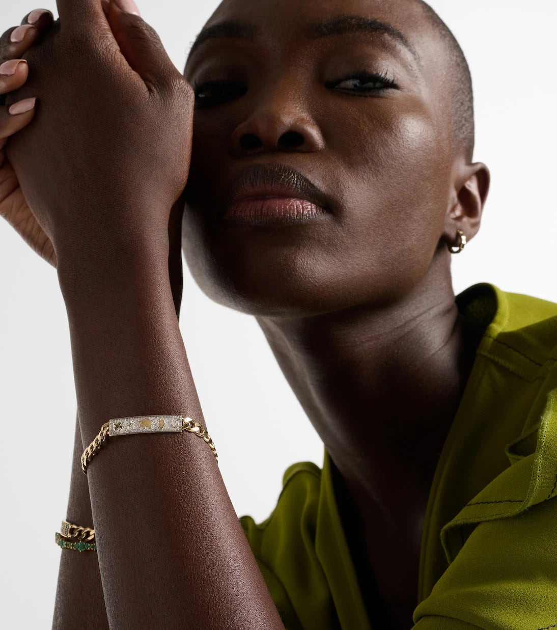 Sydney Evan - Luck 14kt yellow gold chain bracelet