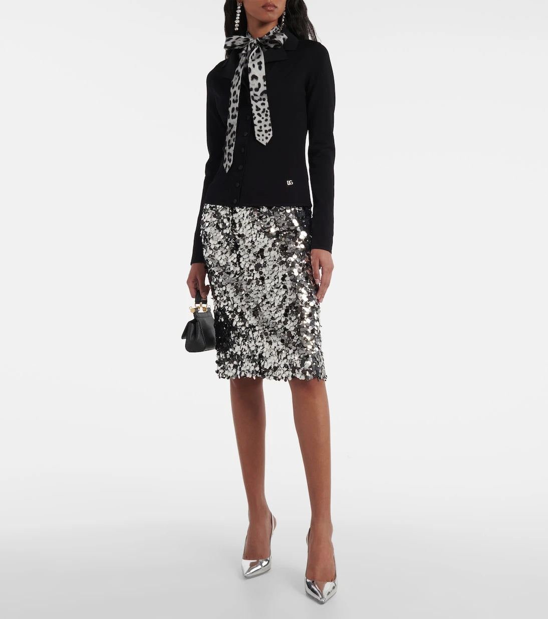 Dolce&Gabbana - Sequined pencil skirt