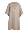 Max Mara Beige Cashmere Poncho Cape Coat