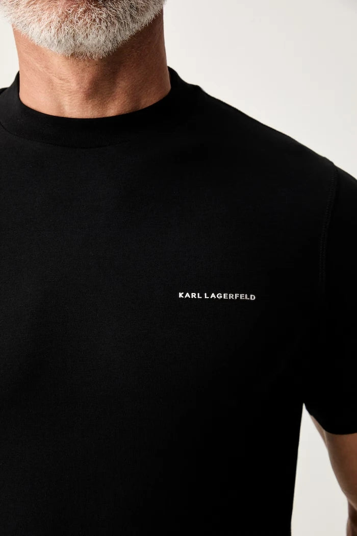 Karl Lagerfeld тениска basic мъжка от памук с еластан