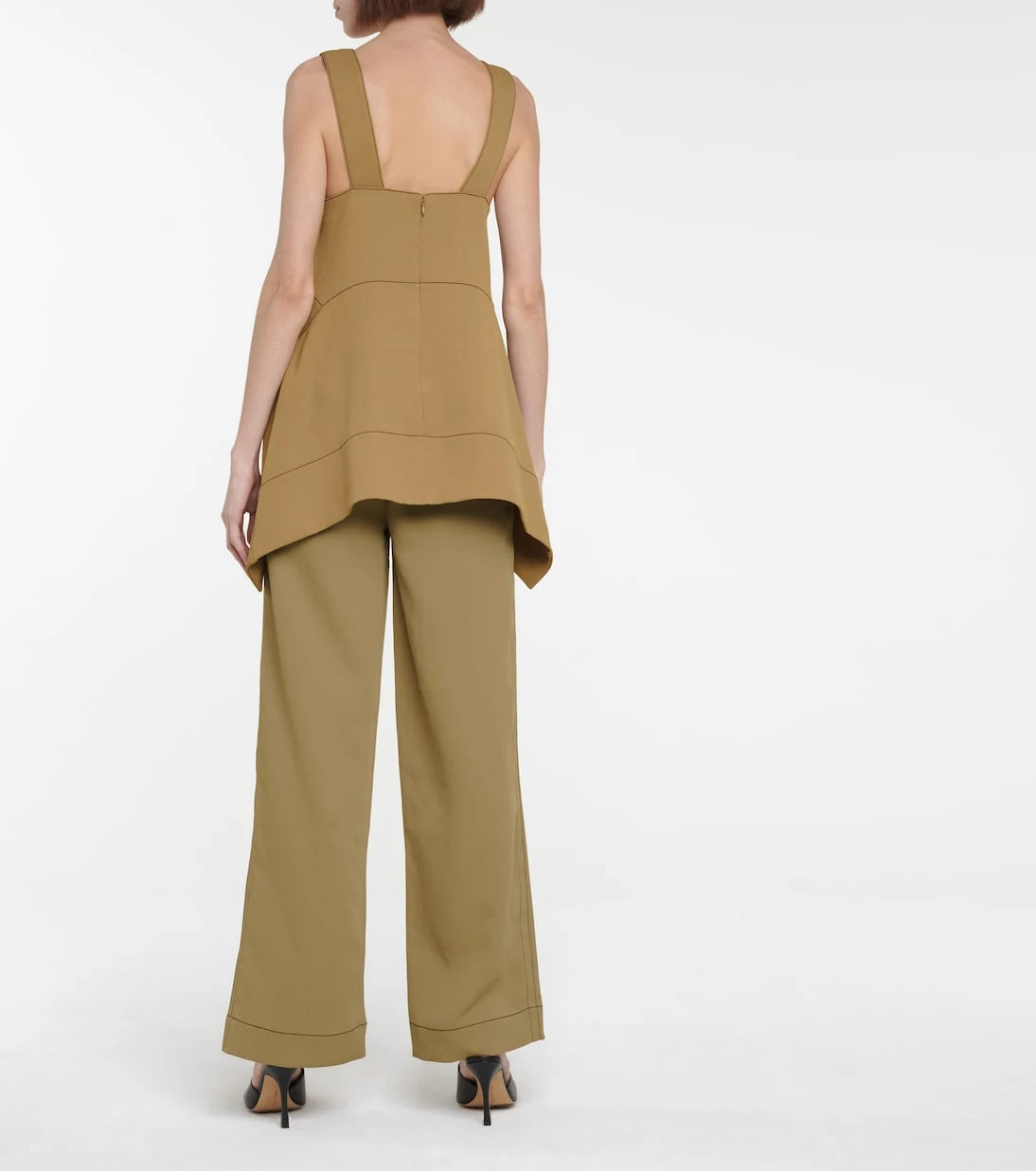 Proenza Schouler - بلوزة بلا أكمام غير متماثلة