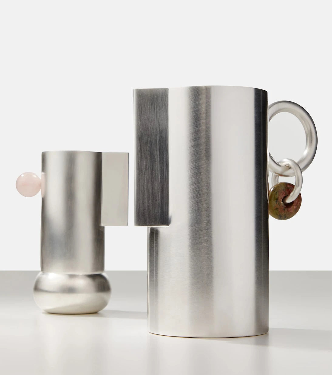 Natalia Criado - Embellished silver-plated pitcher