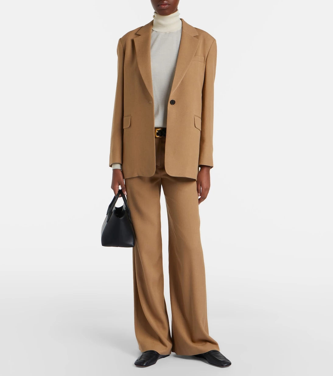 The Row - Terrasse Medium leather top-handle bag