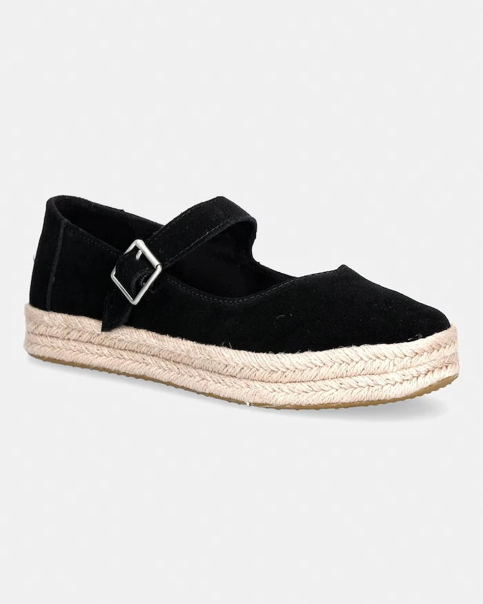 Toms еспадрили обувки Mary Jane дамски от велур CAROLINA MARY JANE