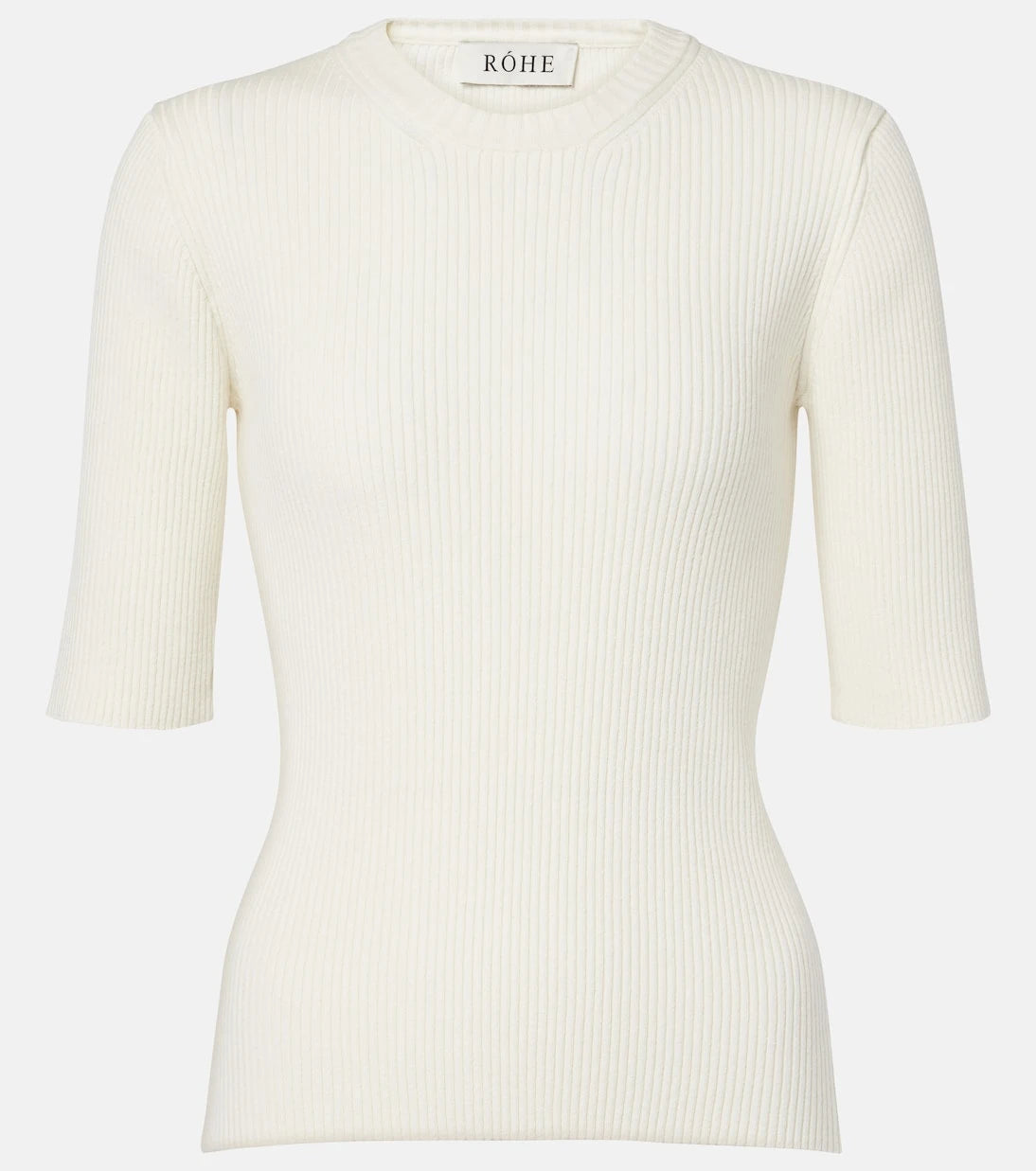 Róhe - Ribbed-knit cotton-blend top