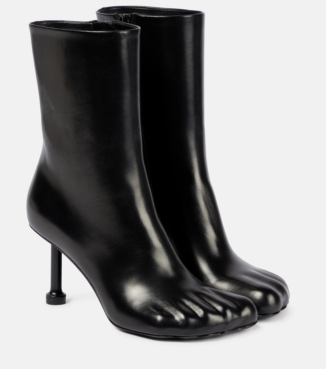 Balenciaga - حذاء الكاحل فيتيش من الجلد